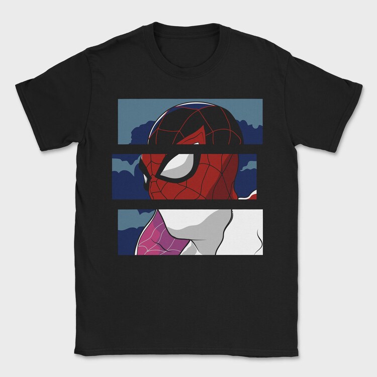 Spiderman Web Night, Tricou Barbati (Unisex)