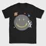 Space Smiley Astronaut, Tricou Barbati (Unisex)