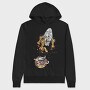Space Rocket Car, Hanorac Oversize Barbati (Unisex)
