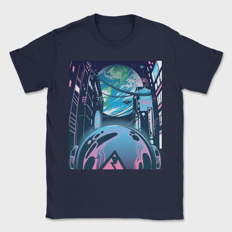 Space City Earth, Tricou Barbati (Unisex)