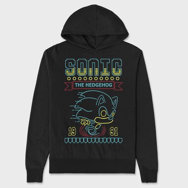 Sonic Speed Rush, Hanorac Oversize Barbati (Unisex)