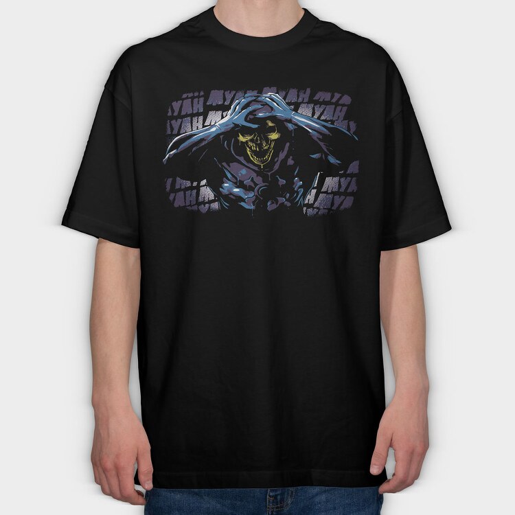Skull Yah Yah Yah, Tricou Oversize Barbati (Unisex)
