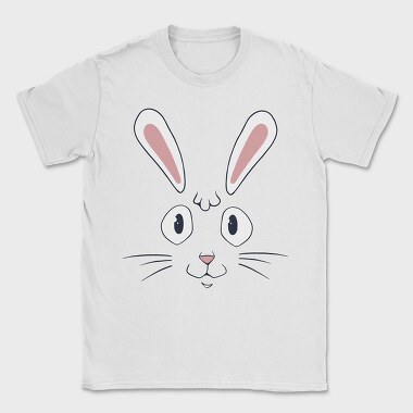 Easter Rabbit Face, Tricou Barbati (Unisex)
