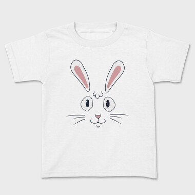 Easter Rabbit Face, Tricou Copii