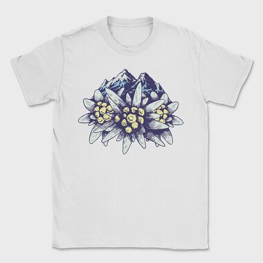 Edelweiss Flower Mountains, Tricou Barbati (Unisex)