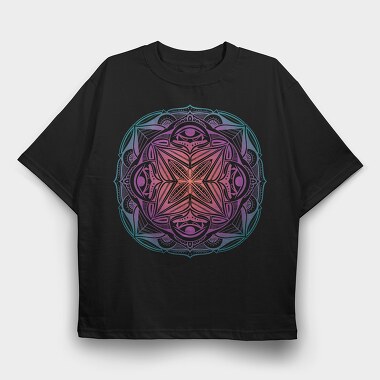 Egypt Mandala, Tricou Oversize Barbati (Unisex)