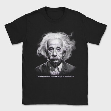 Einstein Phrase, Tricou Barbati (Unisex)