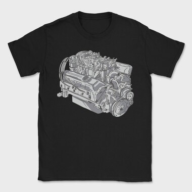 Engine, Tricou Barbati (Unisex)