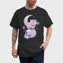 Pastel Goth Cat Skull, Tricou Barbati (Unisex)