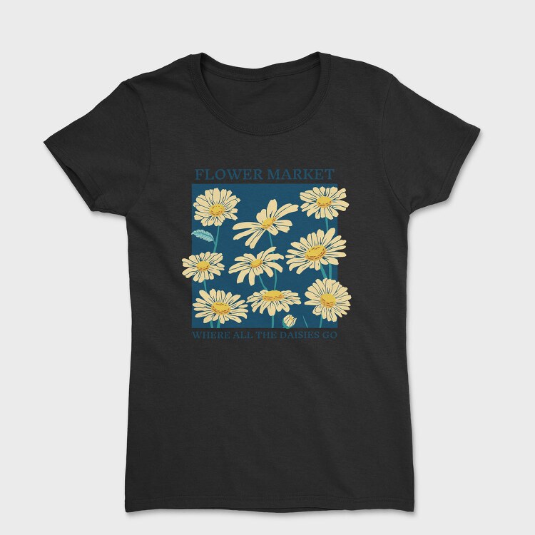 Flower Market Daisies, Tricou Femei