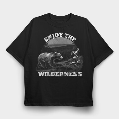 Enjoy the Wilderness, Tricou Oversize Barbati (Unisex)