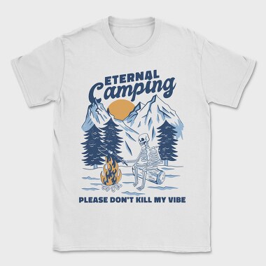 Eternal Camping Skeleton, Tricou Barbati (Unisex)