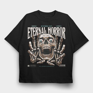Eternal Horror, Tricou Oversize Barbati (Unisex)