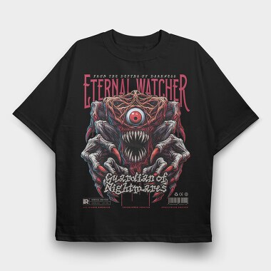 Eternal Watcher, Tricou Oversize Barbati (Unisex)