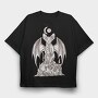 Evil Sphynx Cat, Tricou Oversize Barbati (Unisex)