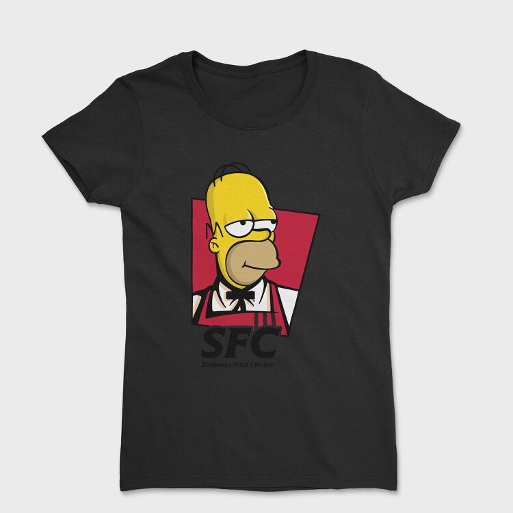 Simpsons Fried Chicken, Tricou Femei