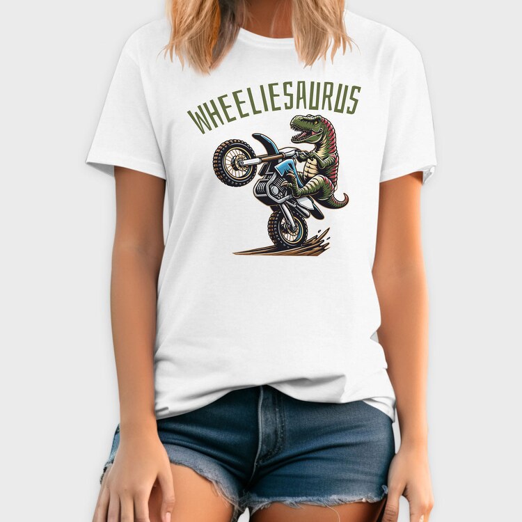 Wheeliesaurus, Tricou Barbati (Unisex)