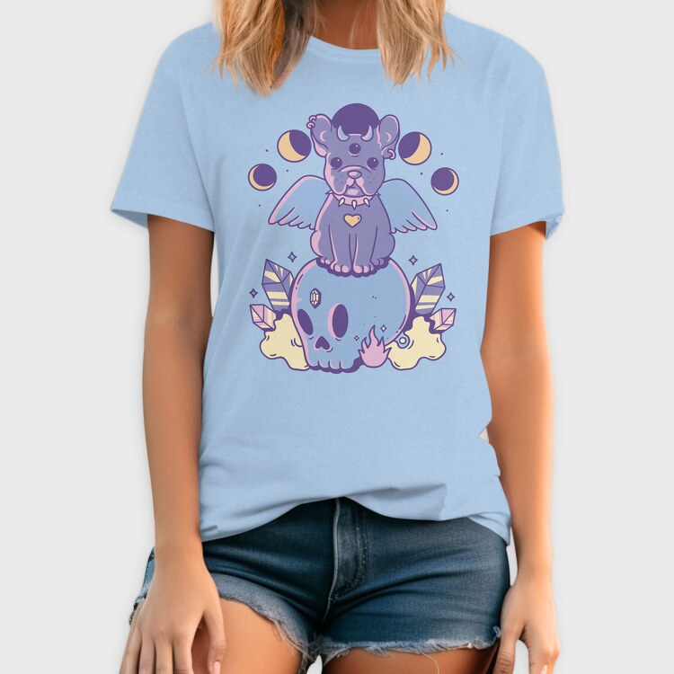 Pastel Goth Dog, Tricou Barbati (Unisex)