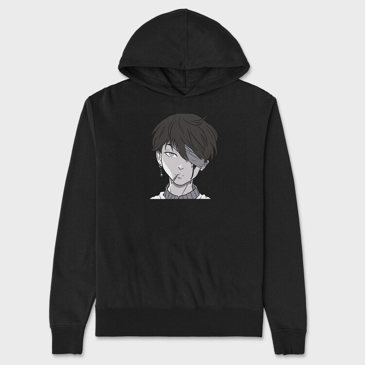 Smoke Key Pop, Hanorac Oversize Barbati (Unisex)