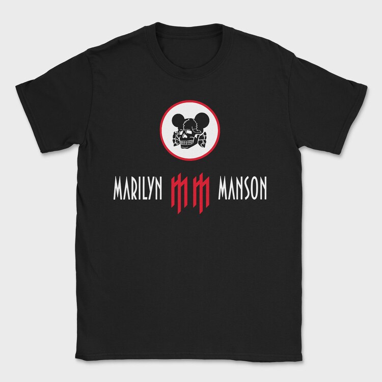 Skull Mickey Mouse, Tricou Barbati (Unisex)