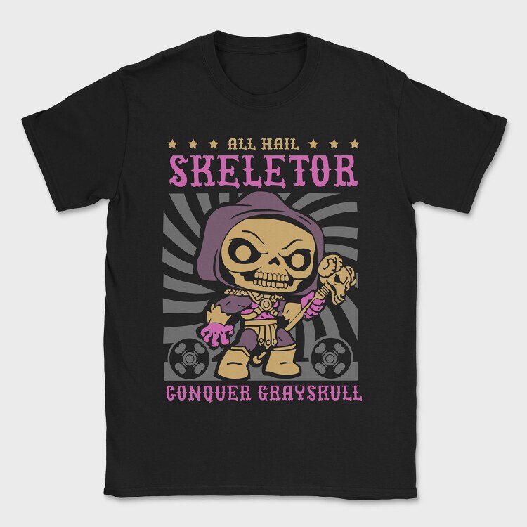 Skeletor Skull Conquer, Tricou Barbati (Unisex)