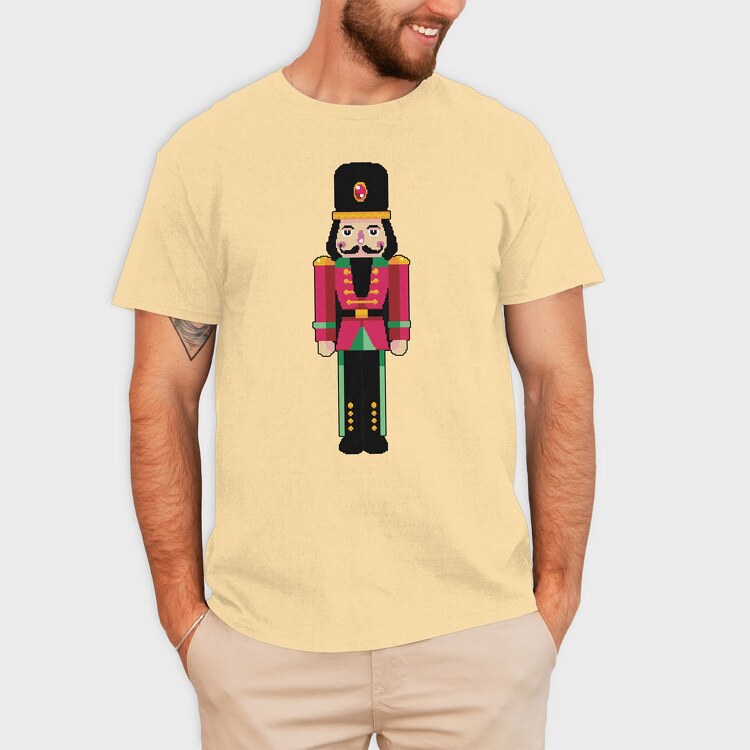 Nutcracker Pixel, Tricou Barbati (Unisex)