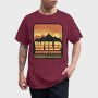Retro Sunset Wild Adventures, Tricou Barbati (Unisex)