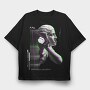 Glitch Sculpture, Tricou Oversize Barbati (Unisex)