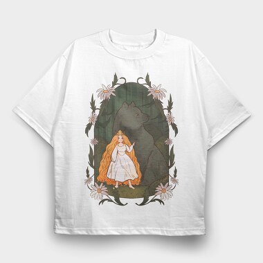Fairytale 6, Tricou Oversize Barbati (Unisex)
