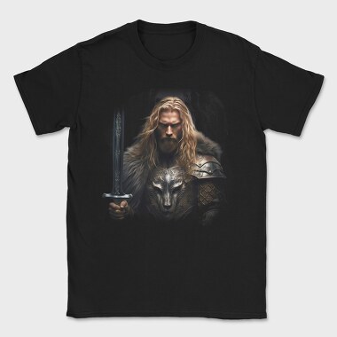 Fantasy Knight Lion, Tricou Barbati (Unisex)