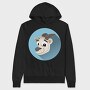 Goat Head Icon, Hanorac Oversize Barbati (Unisex)