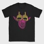 Goat Wearing Glasses, Tricou Barbati (Unisex)