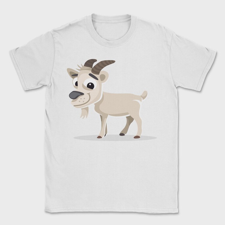 Goatly Grin, Tricou Barbati (Unisex)