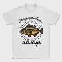 Golden Fish Quote Stay Golden, Tricou Barbati (Unisex)