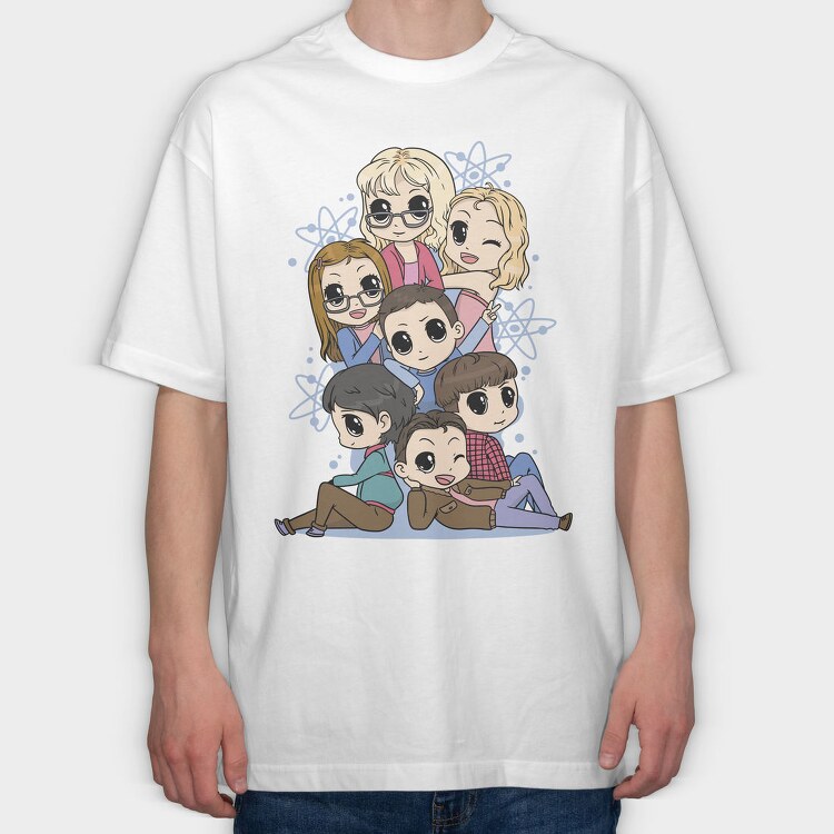 Science Squad, Tricou Oversize Barbati (Unisex)