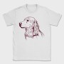 Golden Retriever Dog, Tricou Barbati (Unisex)