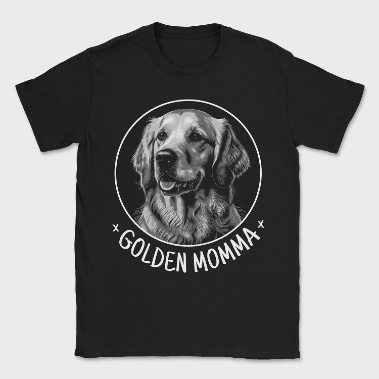 Golden Retriever Mom Golden Momma, Tricou Barbati (Unisex)