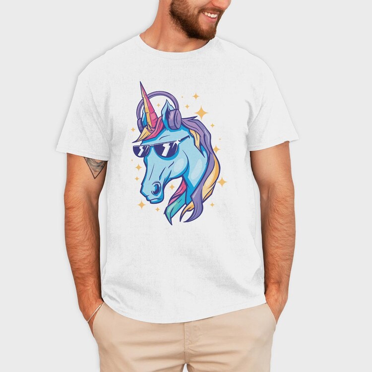 Shiny Unicorn, Tricou Barbati (Unisex)