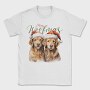 Golden Retrievers Christmas Throw Pillow Merry Woofmas, Tricou Barbati (Unisex)