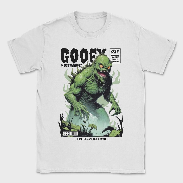 Gooey Monster Comic Goey Trend, Tricou Barbati (Unisex)