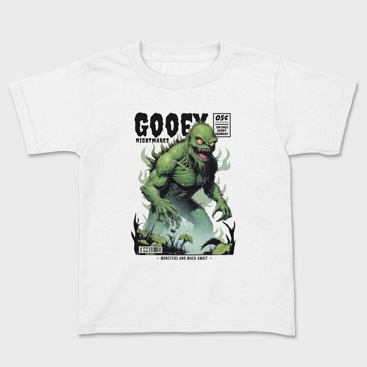 Gooey Monster Comic Goey Trend, Tricou Copii
