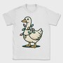 Goose With Christmas Lights Request, Tricou Barbati (Unisex)