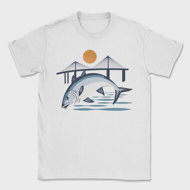 Fish Illustration 3, Tricou Barbati (Unisex)
