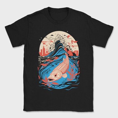 Fish Japanese, Tricou Barbati (Unisex)