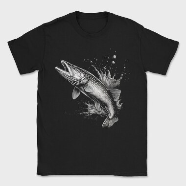 Fish Monochrome, Tricou Barbati (Unisex)