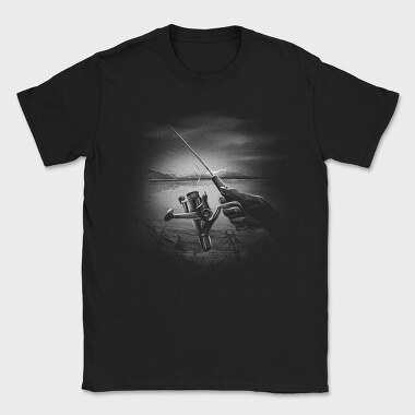 Fisherman Lake Monochrome, Tricou Barbati (Unisex)