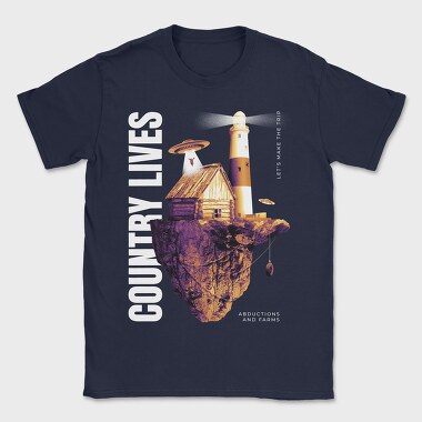 Floating Island Country Life, Tricou Barbati (Unisex)