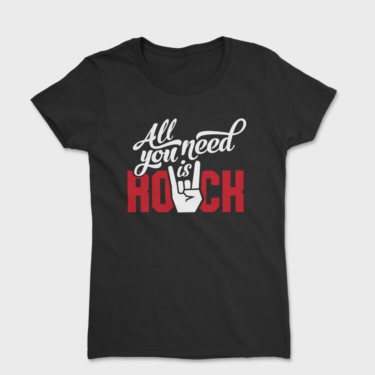 Rock On Red, Tricou Femei