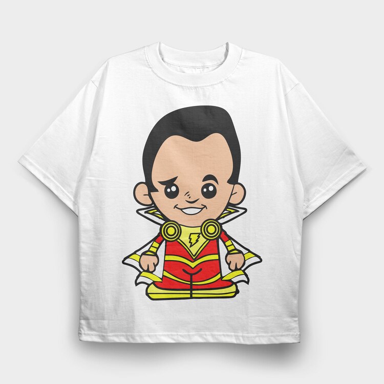Shazam Kid, Tricou Oversize Barbati (Unisex)