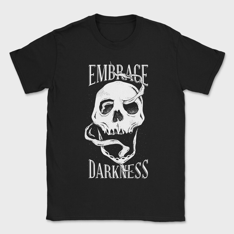 Smoke Skull Embrace Darkness, Tricou Barbati (Unisex)
